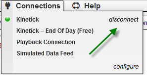 Disconnecting a connection