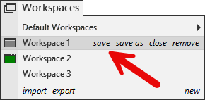 Save workspace